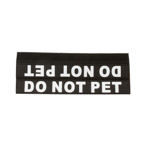 Tacticollar - Do Not Pet, Adopt Me, Training, and Service Dog Leash Sleeves, Double Sided, Highly Visible, Communicate Your Dogs Needs to Prevent Accidents