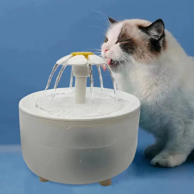 Pets Water Fountain Auto Filter USB Electric Mute Cat Drinker Bowl 1200Ml Recirculate Filtring Drinker for Cats Water Dispenser