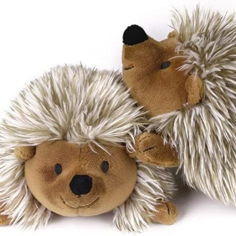 Pawaboo Plush Dog Toy, Non-Toxic Super Soft Faux-Fur Hedgehog Dog Toy Squeak Aninal Toy Stuffed Biting Training Playing Toys for Dog Puppy