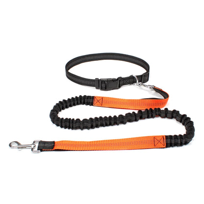 Hand Free Dog Leash for Pet Walking Running Jogging Adjustable Dog Leash Waist Belt Chest Strap Traction Rope Dog Accessories